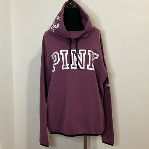 LOVE PINK Victoria’s Secret Purple/Pink Funnel Neck Sweatshirt